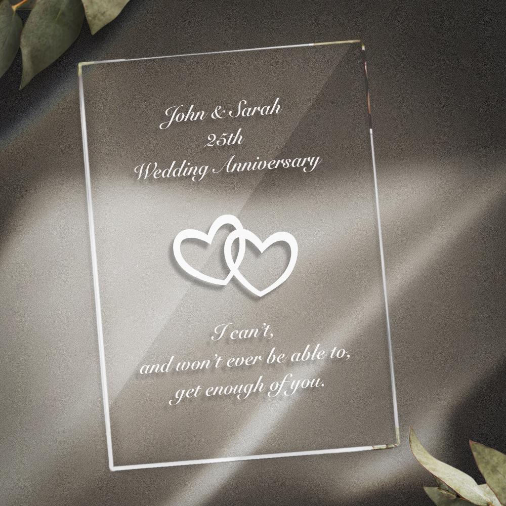 Custom Plaque With Text