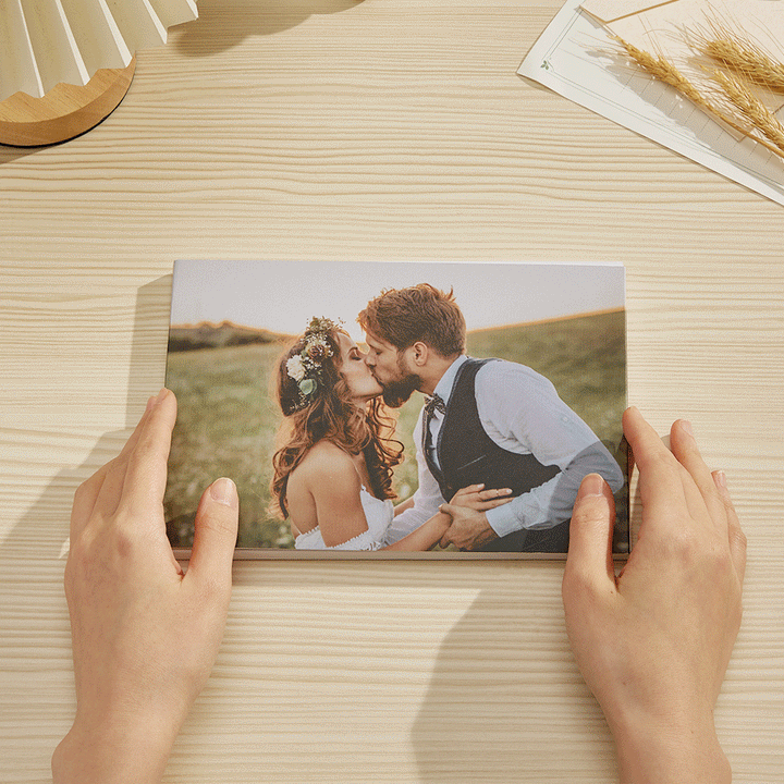 Personalized Photo Video Book With Text 1GB Memory Video Display Rechargeable Commemorative Gift