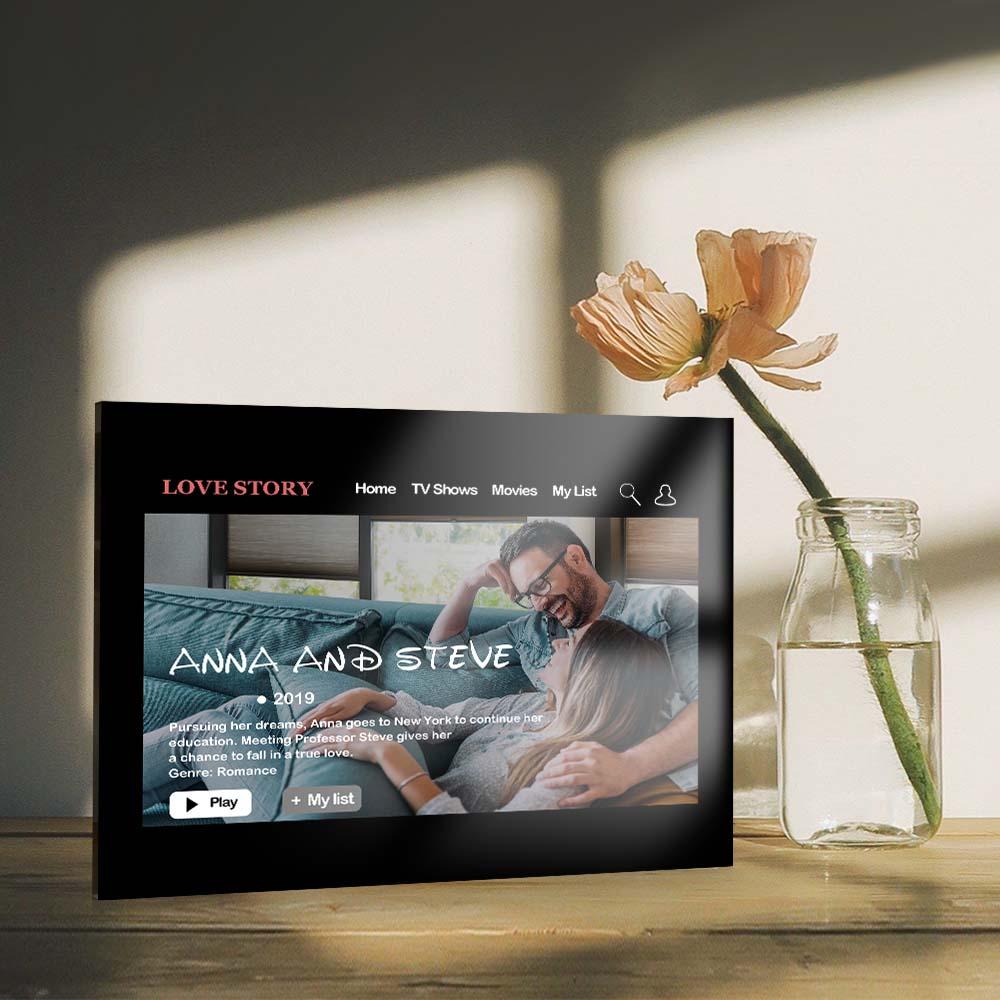 Valentine's Day Gifts Custom Movie Poster Plaque Personalized Movie Poster Sign Personalized Photo Plaque Gift