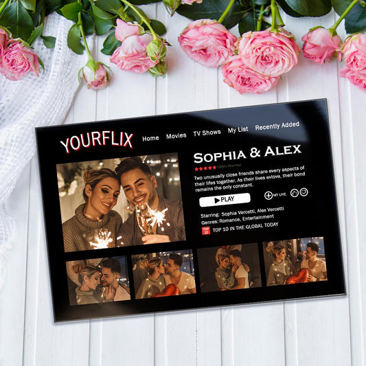 Custom Movie Poster Plaque Personalized Plaque Lover Gifts for Couple