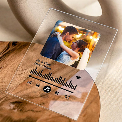 Custom Plaque Memorial Music Plaque Couples Anniversary Gift Love Song Couple Gifts for Him