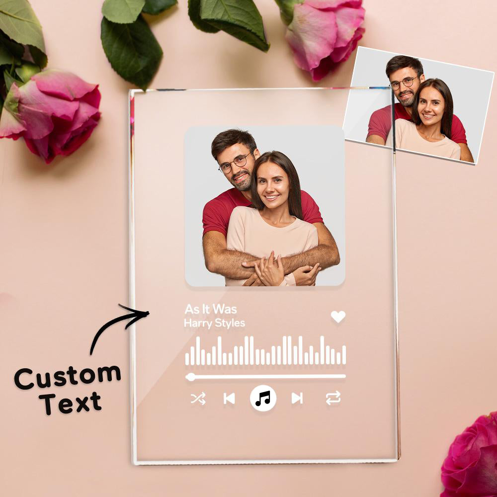 Custom Plaque Memorial Music Plaque Couples Anniversary Gift Love Song Couple Gifts for Him