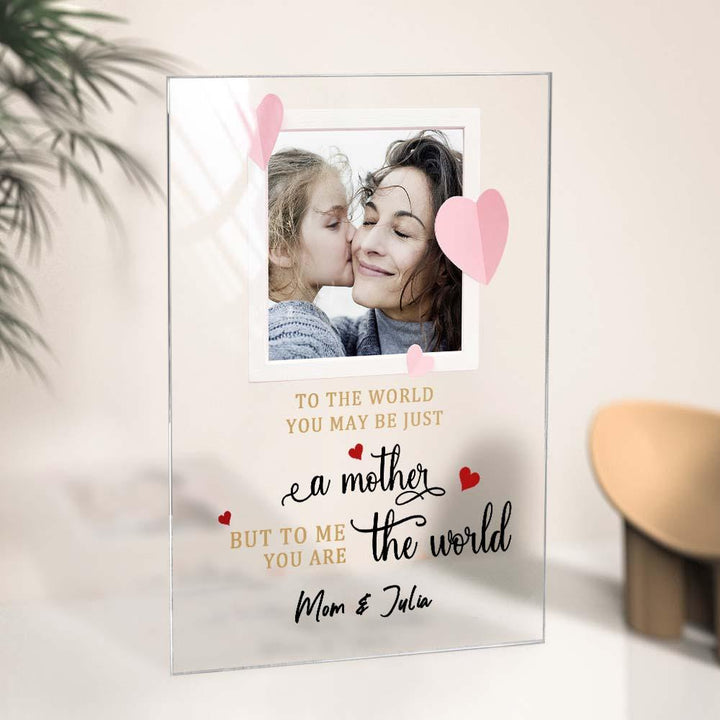 Mother's Day Gift Custom Photo Keychian/Plaque/Night Light For Mom