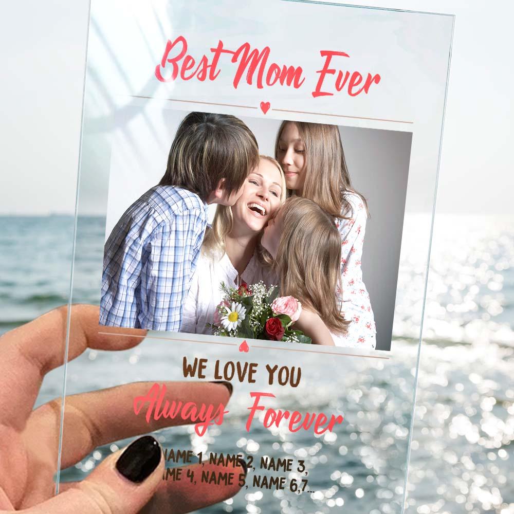 Mother's Day Gift Custom Photo Keychian/Plaque/Night Light For Mom