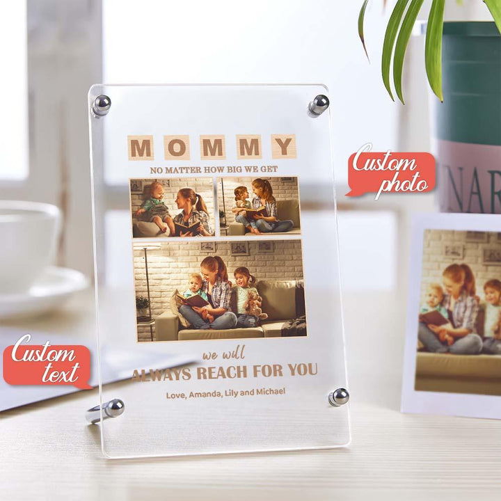 Mother's Day Gift Custom Photo Keychian/Plaque/Night Light For Mom