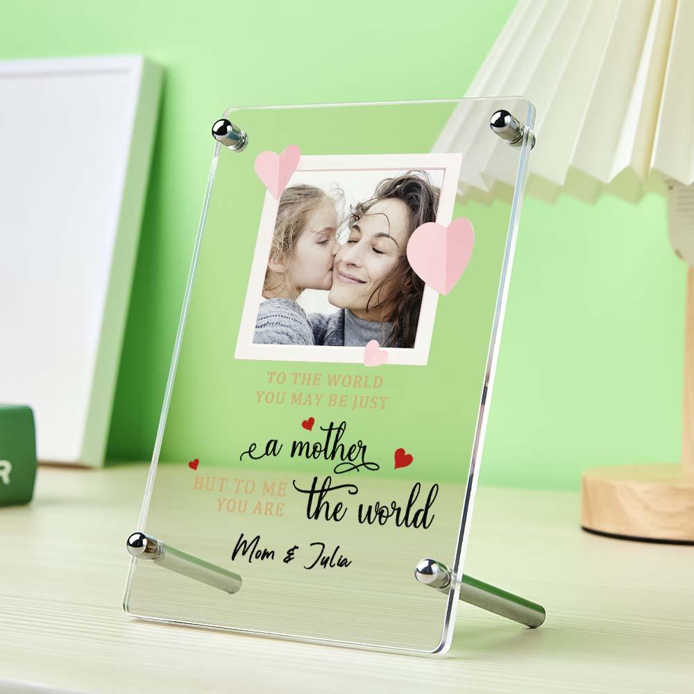 Mother's Day Gift Custom Photo Keychian/Plaque/Night Light For Mom