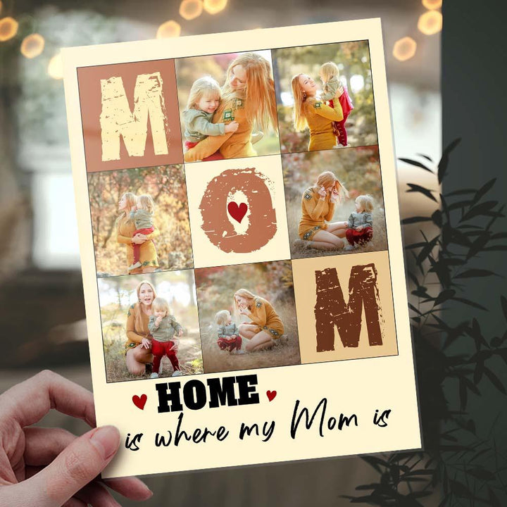 Custom Photo Plaque Gift Mom Collage Plauqe Mother's Day Photo Gift