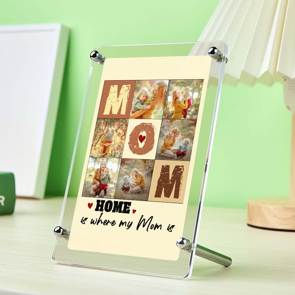 Custom Photo Plaque Gift Mom Collage Plauqe Mother's Day Photo Gift