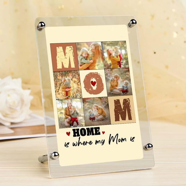Custom Photo Plaque Gift Mom Collage Plauqe Mother's Day Photo Gift