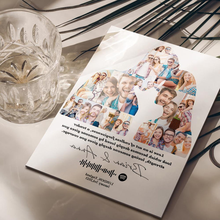 Anniversary Gift Custom Love Poster Plaque for Her