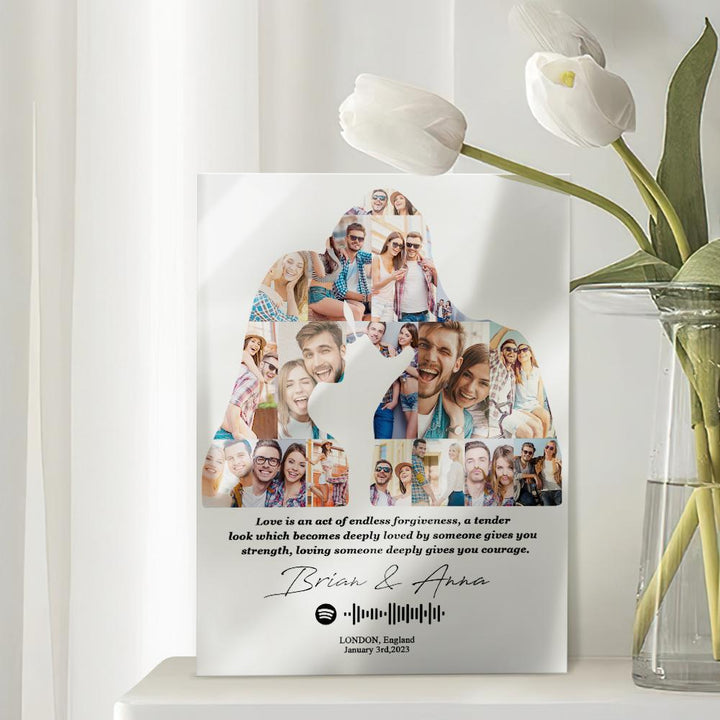 Anniversary Gift Custom Love Poster Plaque for Her