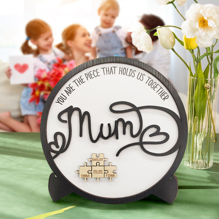 Mother's Day Jigsaw You Are the Piece That Holds Us Together Mother's Day Gift