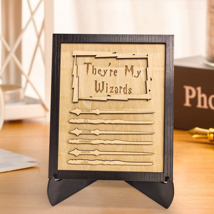 Custom Engraved Ornament Wand Home Decor Sign Gifts for Dad