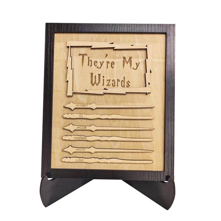 Custom Engraved Ornament Wand Home Decor Sign Gifts for Dad