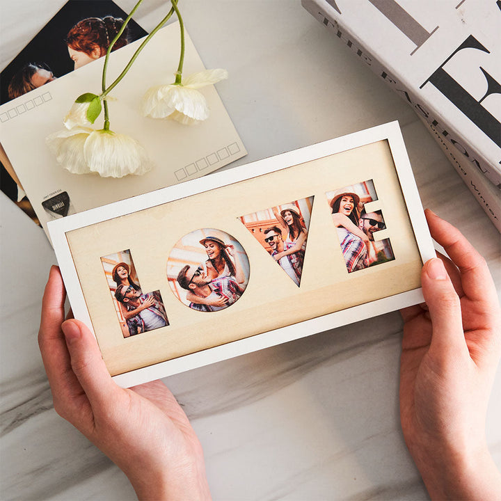 Custom Photo LOVE Wall Sign Personalized Picture Warm Decoration