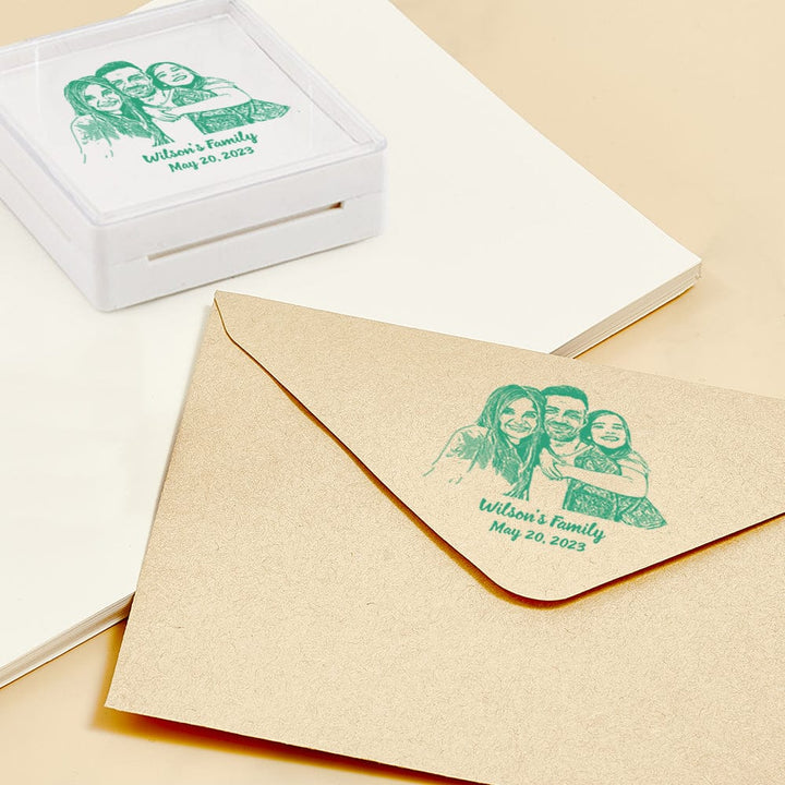 Custom Portrait Stamps Personalized Funny Stamp Gift for Birthday or Wedding