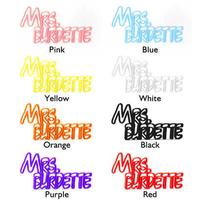 Custom 3D Name Plate Personalized Desk Name Plates Gift for Teacher or Colleague