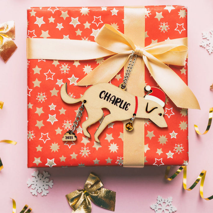 Personalized Funny Pooping Pooches Dog Ornament for Christmas Gifts