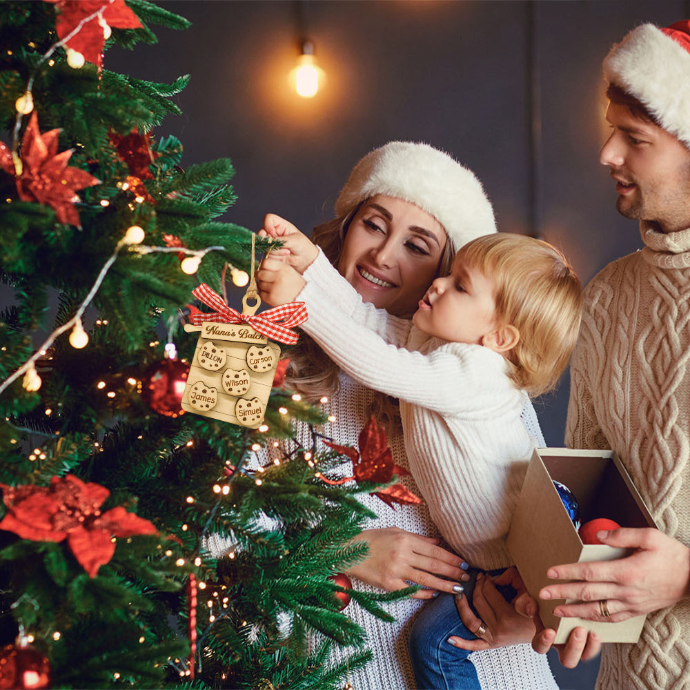 Personalized Family Ornament Custom Family Name Christmas Cookie Ornament Gifts