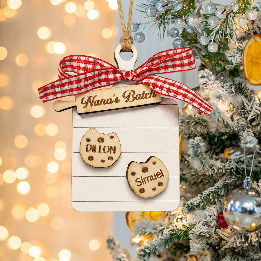 Personalized Family Ornament Custom Family Name Christmas Cookie Ornament Gifts