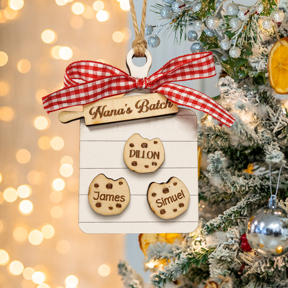 Personalized Family Ornament Custom Family Name Christmas Cookie Ornament Gifts