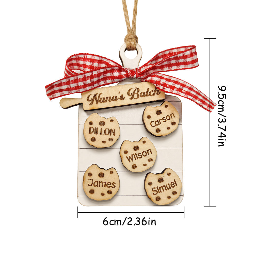 Personalized Family Ornament Custom Family Name Christmas Cookie Ornament Gifts