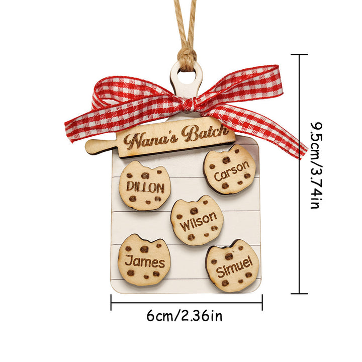 Personalized Family Ornament Custom Family Name Christmas Cookie Ornament Gifts
