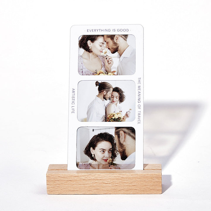 Custom Photo Light and Shadow Ornament Film Reversal Photo Projection Ornament