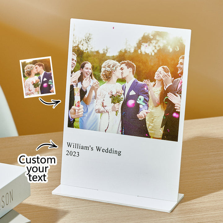 Personalised Photo Plaque Acrylic Photo Plaque Home Decor for Anniversary Birthday Gifts