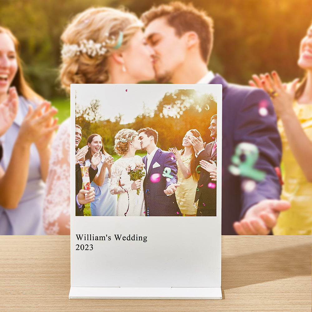 Personalised Photo Plaque Acrylic Photo Plaque Home Decor for Anniversary Birthday Gifts