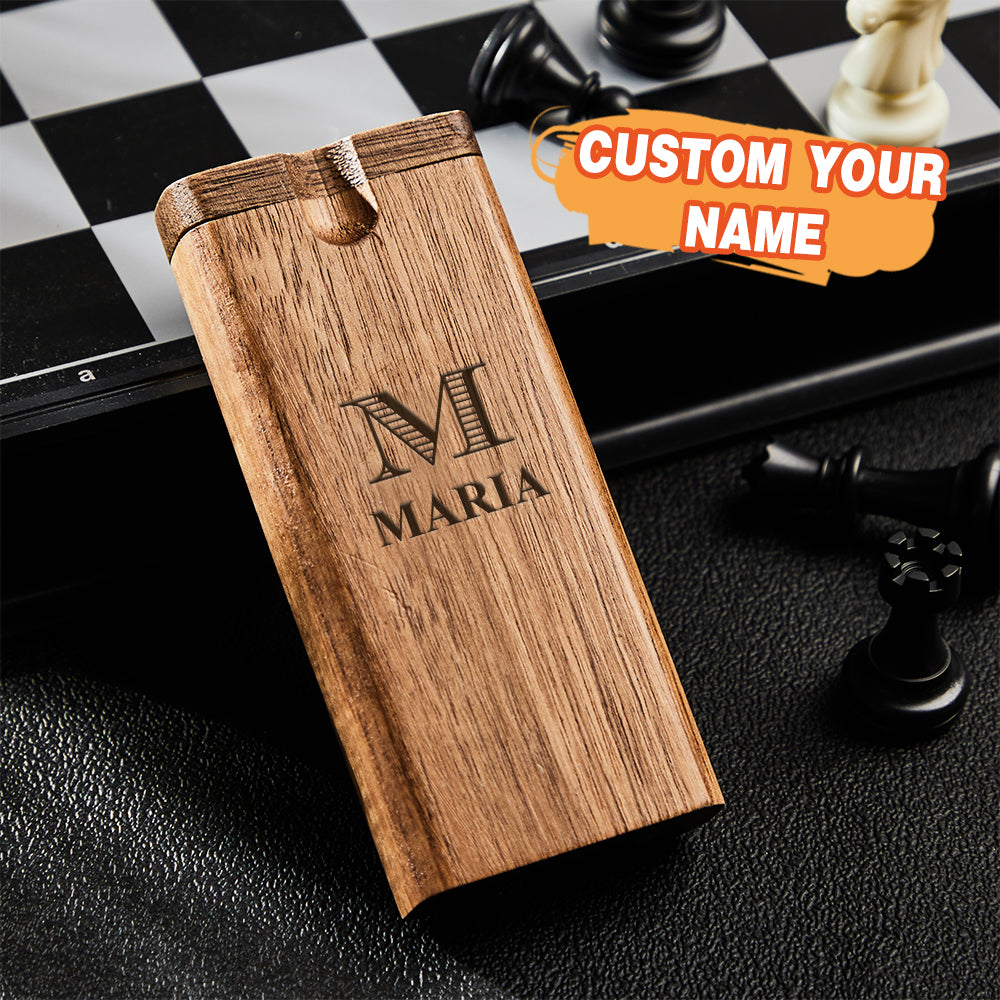 Personalized Wooden Box Wooden Dugout One Hitter Mini Portable Storage Box Christmas Gift