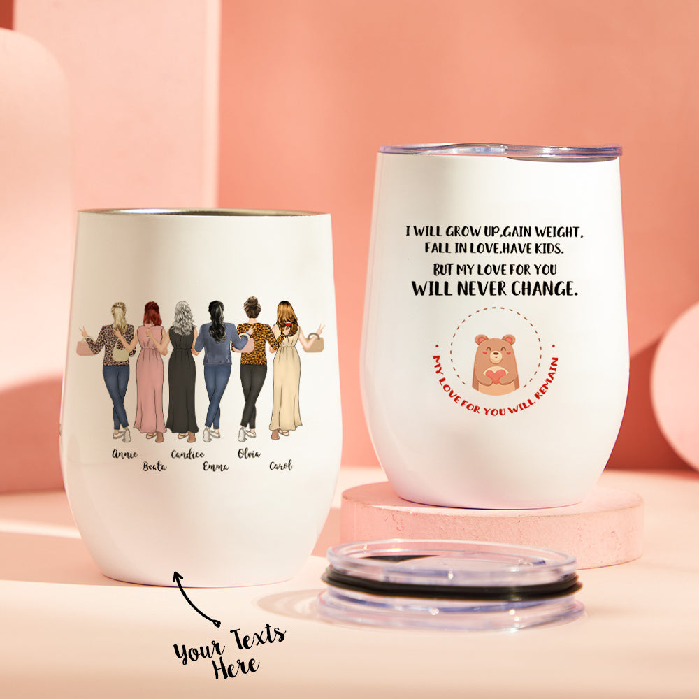 Custom Image Engraved Mugs Like Mother Like Daughter Gifts for Mom