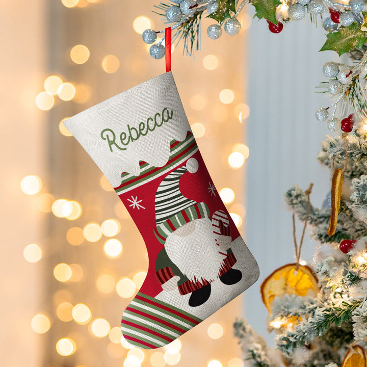 Personalized Name Christmas Stockings Custom Text Christmas Gifts