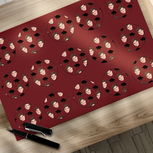 Custom Face Sticker Thoughtful Graduation Gift for Friends with Custom Photo
