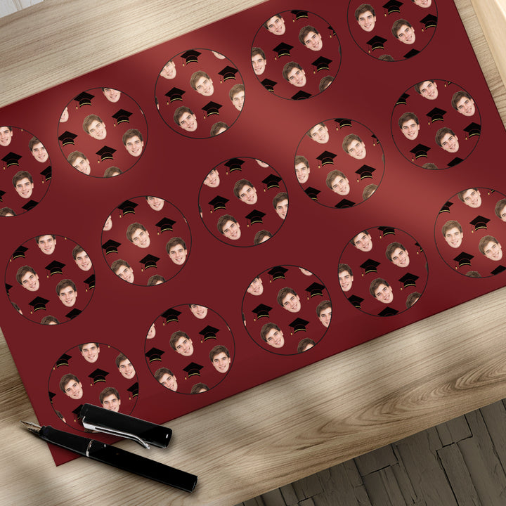 Custom Face Sticker Thoughtful Graduation Gift for Friends with Custom Photo