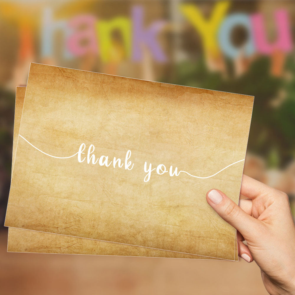 Simple Style Thank You Card Gifts for Weddings