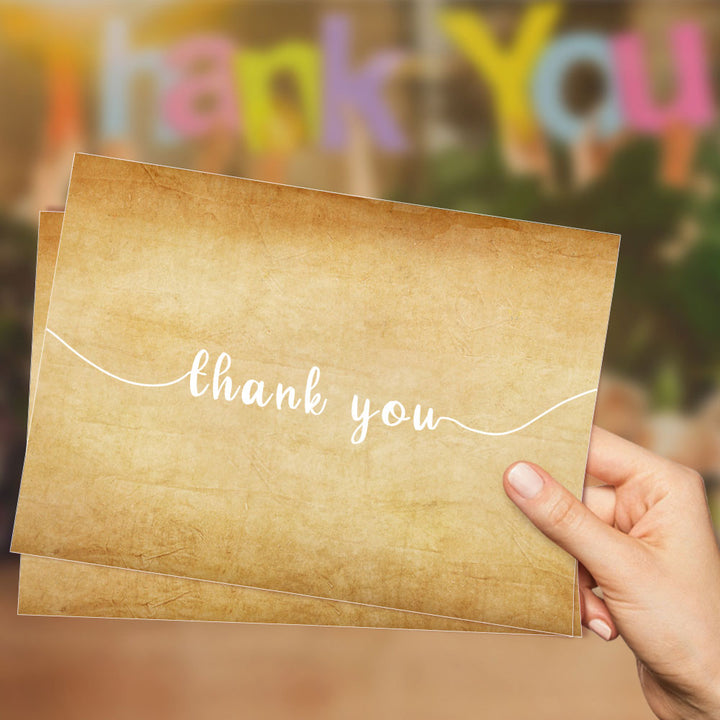 Simple Style Thank You Card Gifts for Weddings