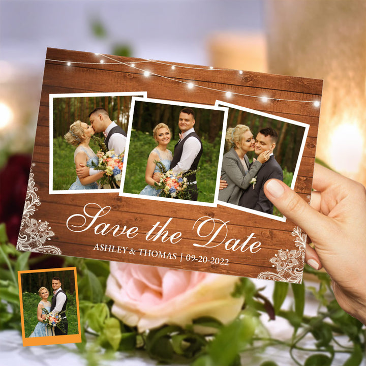 Custom Wedding Invitations - Personalized Save the Date Cards