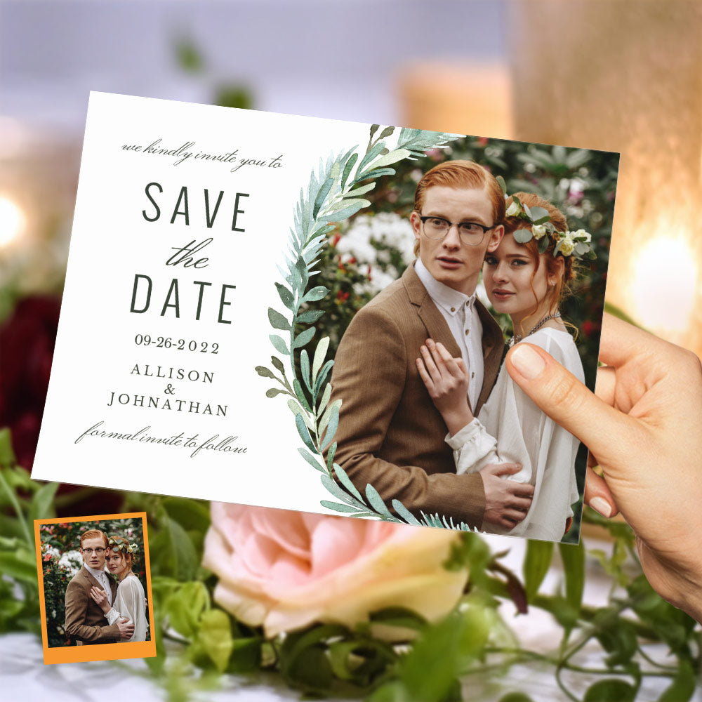Custom Wedding Invitations - Personalized Save the Date Cards