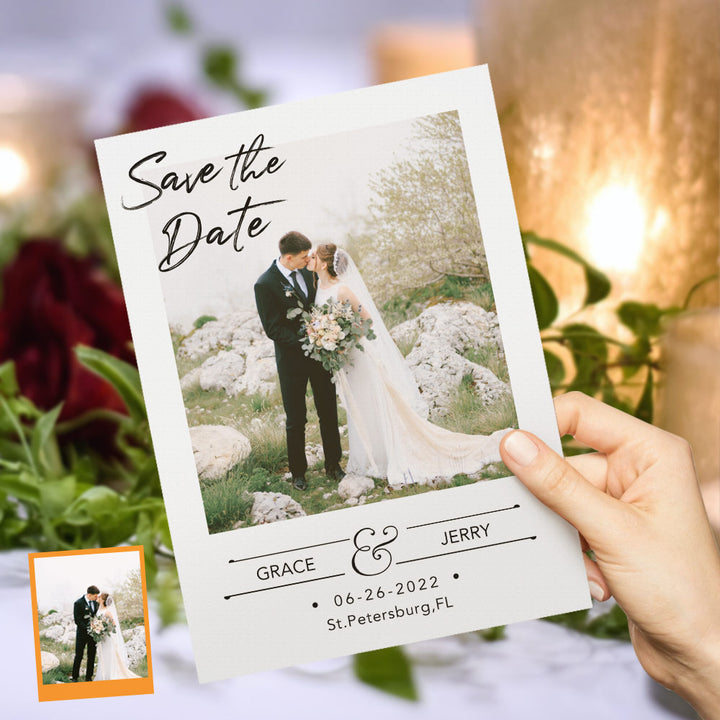 Custom Wedding Invitations - Personalized Save the Date Cards