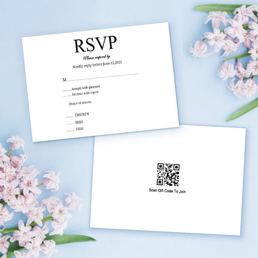 Custom Text Personalized Photo Wedding Invitation Card - Unique and Memorable