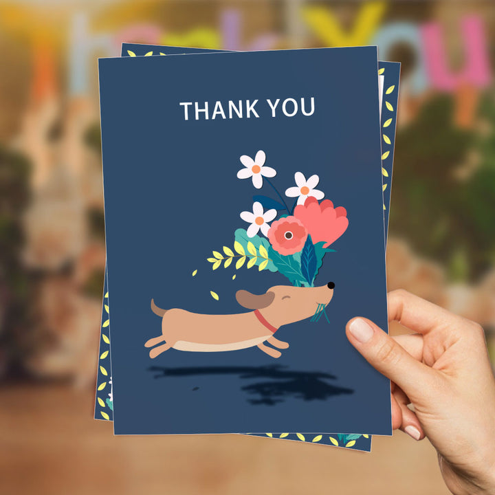 Cute Thank You Card Greeting Card For All Occasions Birthday Gifts Wedding Gifts