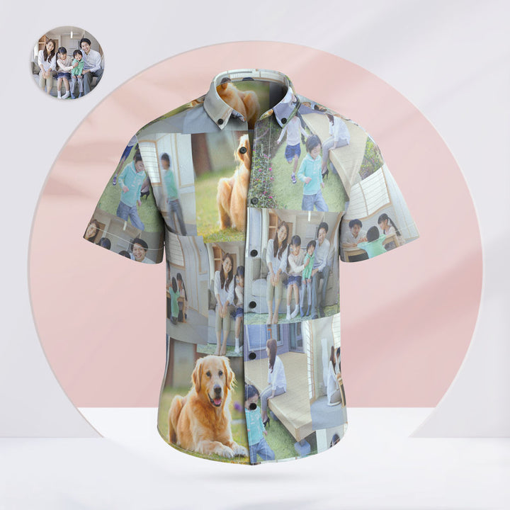 Custom Hawaiian Shirt with Photo - 5 Photos