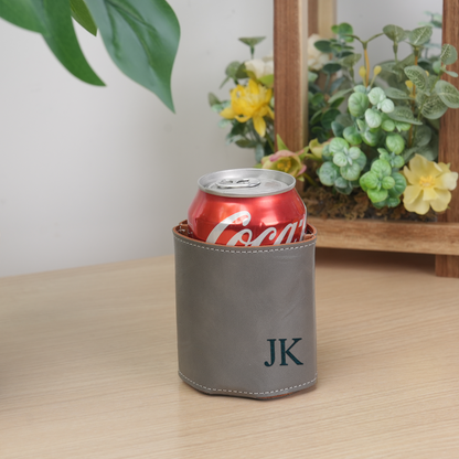 Personalized Groomsmen Can Cooler Holder Engraved Can Cooler Groomsman Gift Ideas