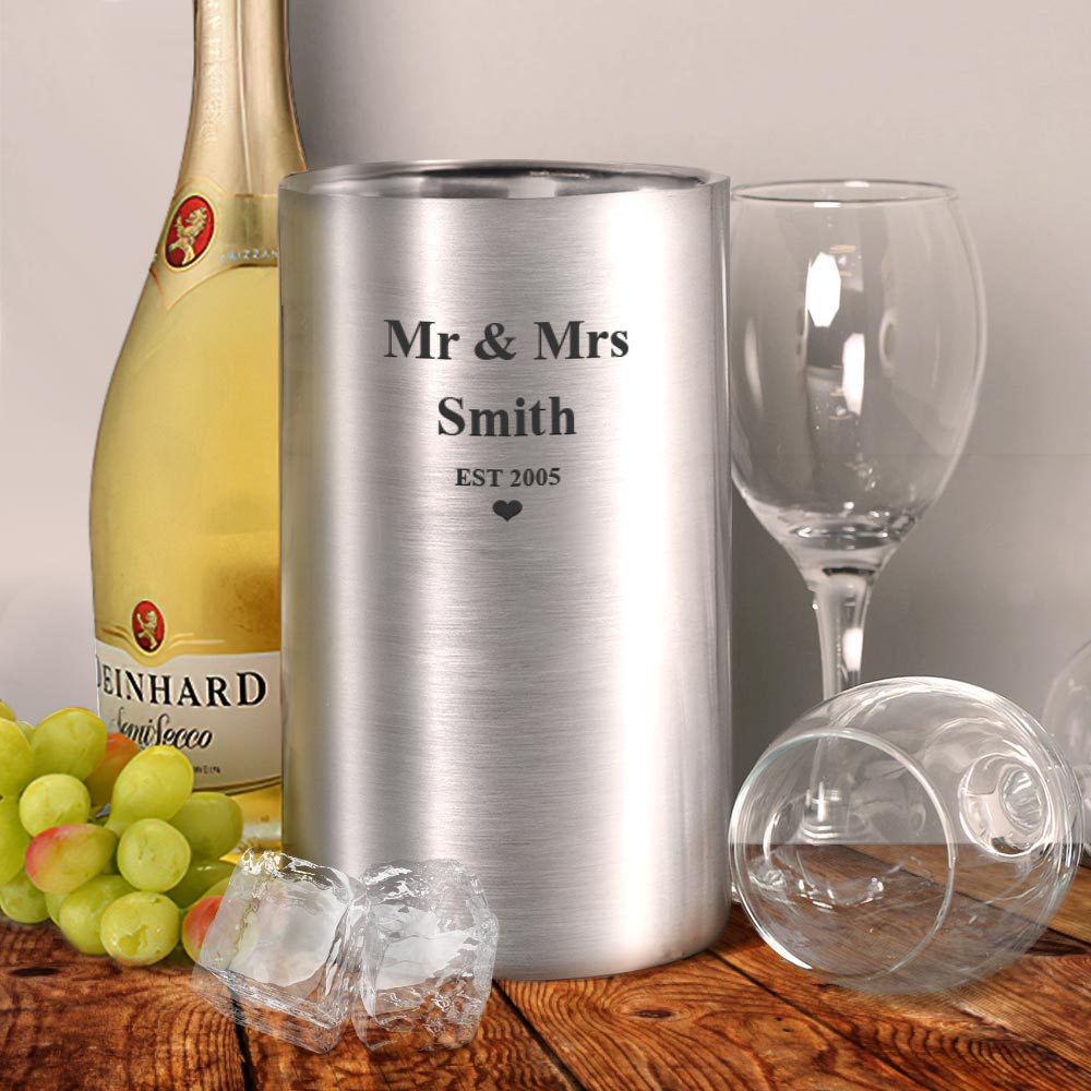 Personalized Engraved Ice Wine Barrel Wedding Supplies