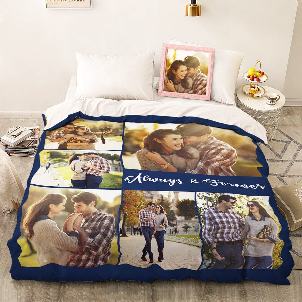Custom Photo Collage Bedding Personalized Bedding Duvet Cover Double Bed Sheet Gifts