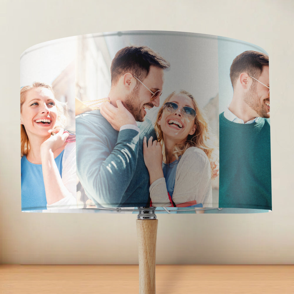 Custom Photo Drum Lampshade House Warming Gift Home Decor