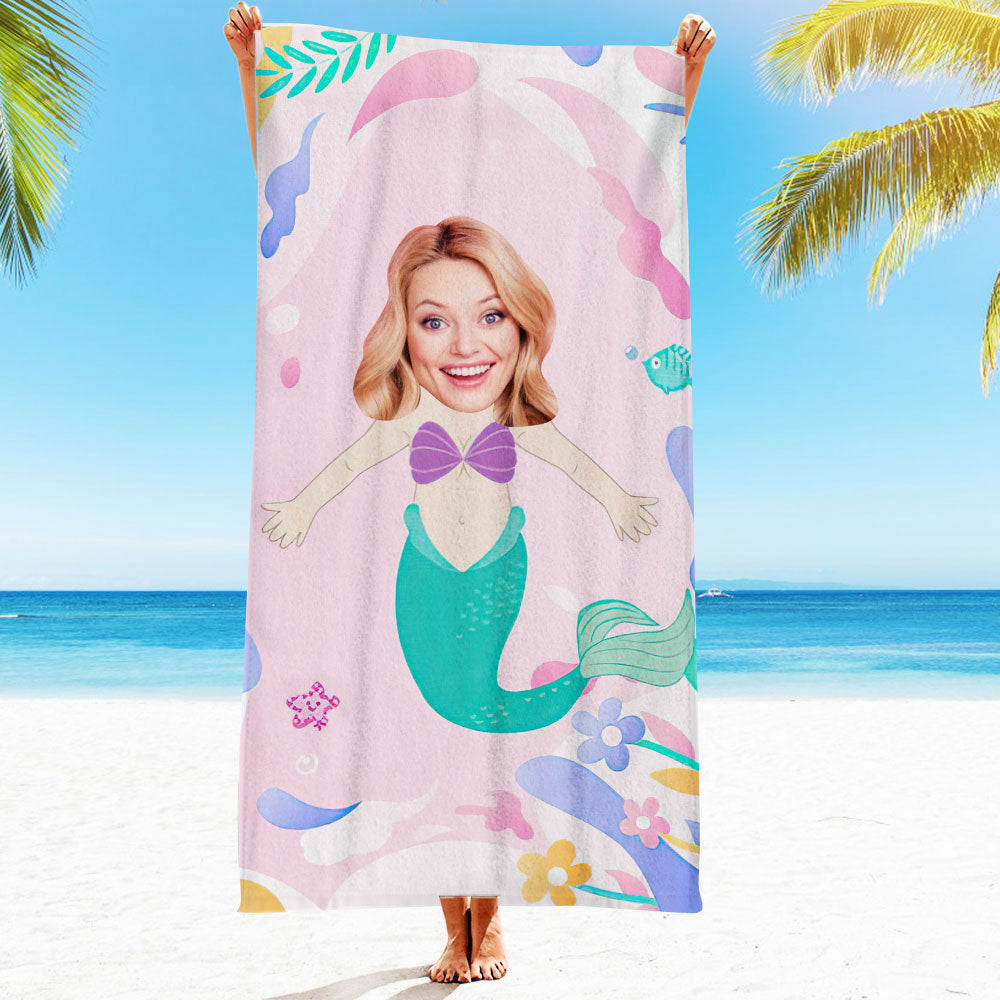 Engraved Photo Towel Gift for Girlfriend or Boyfriend Personalized Towel Personalized Gifts