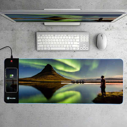 RGB Wireless Charger Custom LED Gaming Mouse Pads