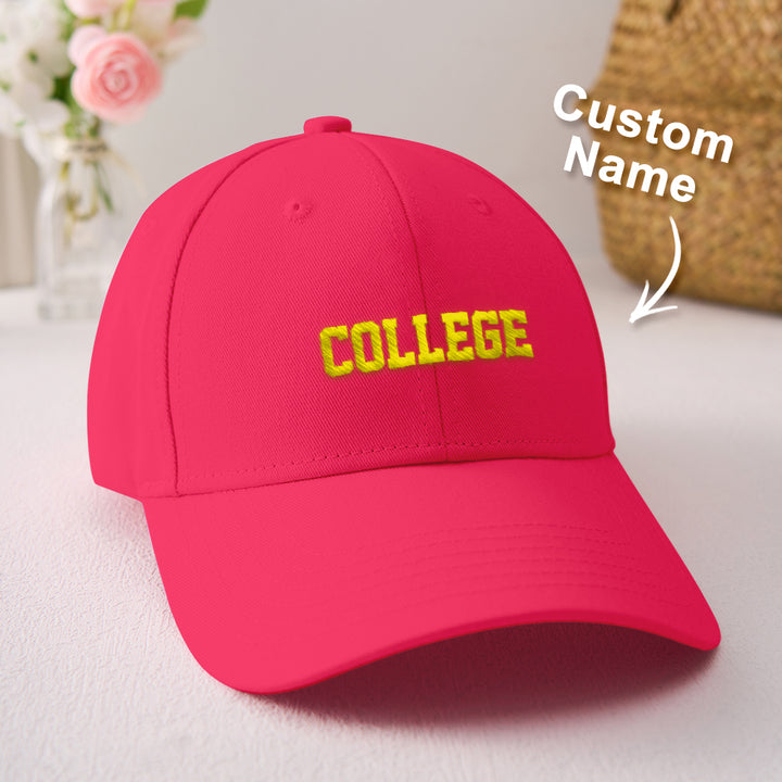 Personalized Team Caps Game Day Gift Idea for Teammates and Sports Fans Back to School Gift